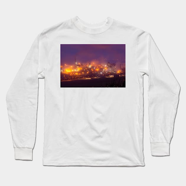 Hazy Night at the Works - 2014 Long Sleeve T-Shirt by SimplyMrHill